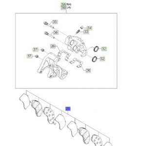 فحمات فرامل أمامية