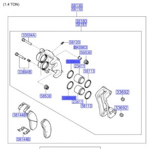 جلدة غطاء فرامل