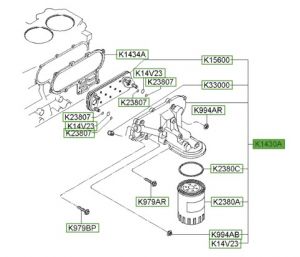 فلتر زيت الماكينة
