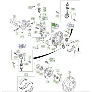 صاجة فرامل خلفية