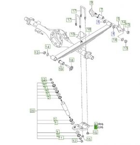 مشبك سستة خلفية يسار