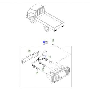 شمعة إشارة أمامية يمين