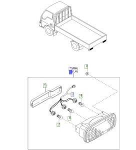 اسطب خلفي يسار