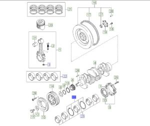 طقم هلالات عامود الكرنك
