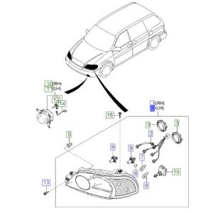 نور أمامي يسار
