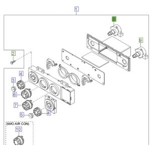 سوتش مروحة المكيف الداخلية