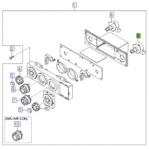 سوتش مروحة المكيف الخلفية