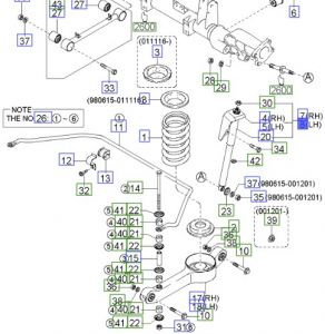 مساعد خلفي يسار