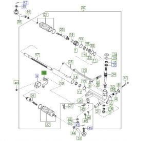 مثبت علبة الدركسون السفلية