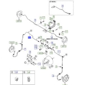 ماصورة زيت فرامل أساسية يسار