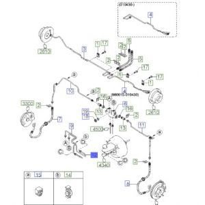 ماصورة زيت فرامل أساسية يسار