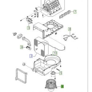 موتور مروحة مكيف داخلية