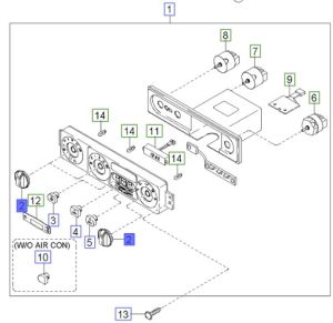 مفتاح تحكم بمروحة المكيف