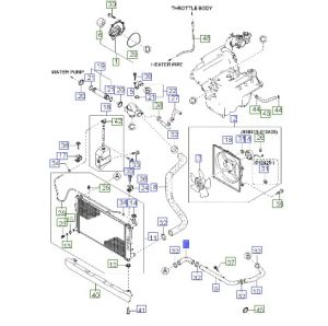 خرطوم ماء الرديتر علوي