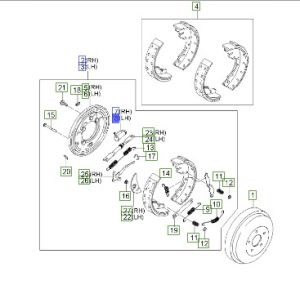 سلندر فرامل خلفي يسار