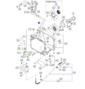 خرطوم رديتر ماء سفلي