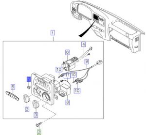 مفتاح تحكم بمروحة المكيف