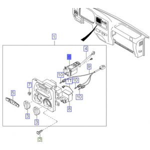 سوتش مروحة المكيف الداخلية