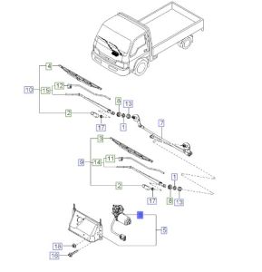 موتور تحريك المساحات الأمامية