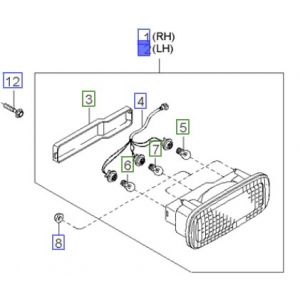 اسطب خلفي يسار
