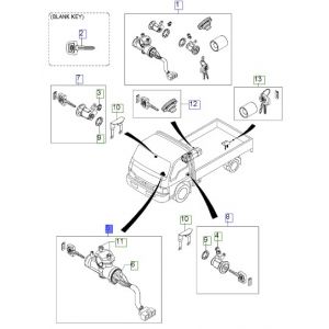 قفل تأمين الدركسون مع المفاتيح