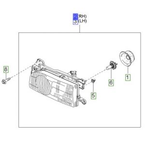 نور أمامي يمين