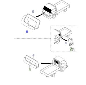 زجاج أمامي (صافي)