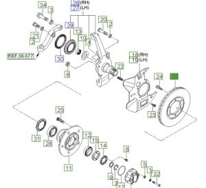 هوب فرامل أمامي