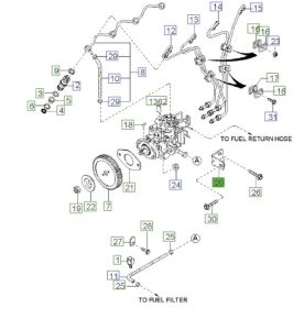 قاعدة مضخة الوقود