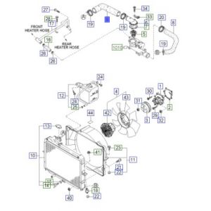 خرطوم ماء الرديتر علوي
