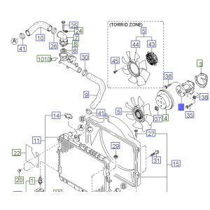 مضخة ماء تبريد الماكينة