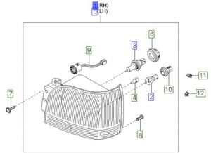 نور أمامي يمين