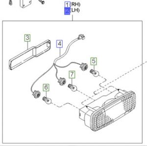 اسطب خلفي يسار