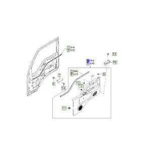 ديكور باب داخلي أمامي يمين كامل