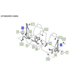 حزام الأمان الأمامي
