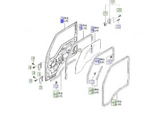 باب أمامي يسار