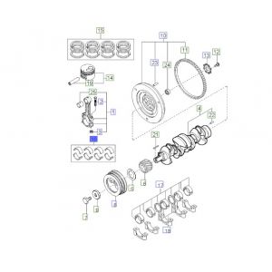 طقم سبائك عامود الكرنك المتحركة مقاس ستاندرد