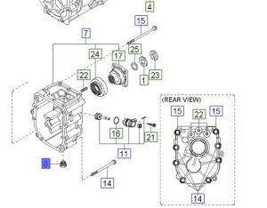 صرة تصريف الزيت مغنطيس