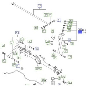 مساعد خلفي يسار