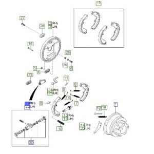 سلندر فرامل خلفي يمين