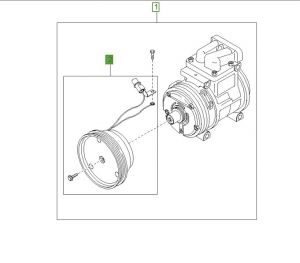 مغنطيس بكرة كمبروسر