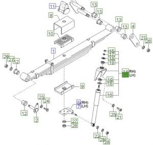 مساعد خلفي يسار