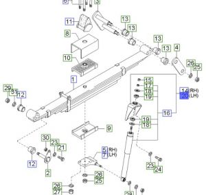 مساعد خلفي يسار