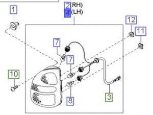 اسطب خلفي يسار