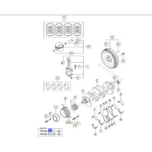طقم سبائك عامود الكرنك الثابته مقاس استاندرد