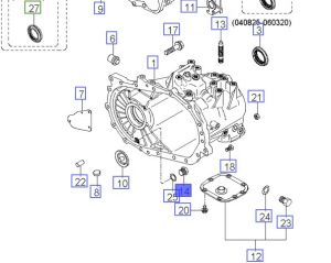 صرة تصريف الزيت المغنطيسي