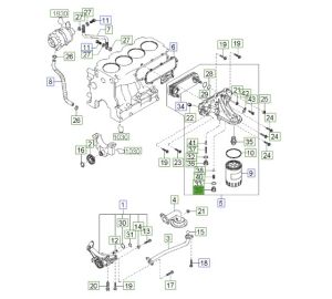 سدادة فلتر الزيت