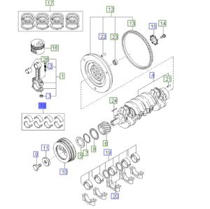 طقم سبائك عامود الكرنك المتحركة مقاس ستاندرد