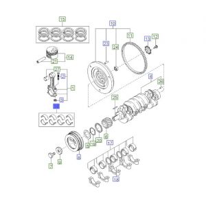 طقم سبائك عامود الكرنك المتحركة