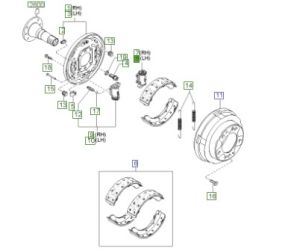 سلندر فرامل خلفي يسار